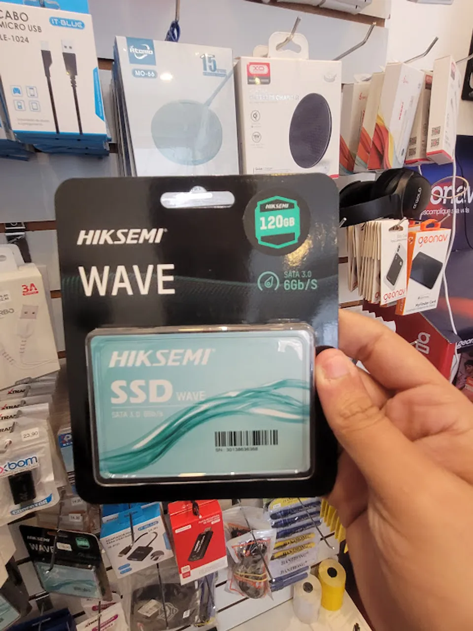SSD 0120GB SATA HIKVISION SEMI WAVE