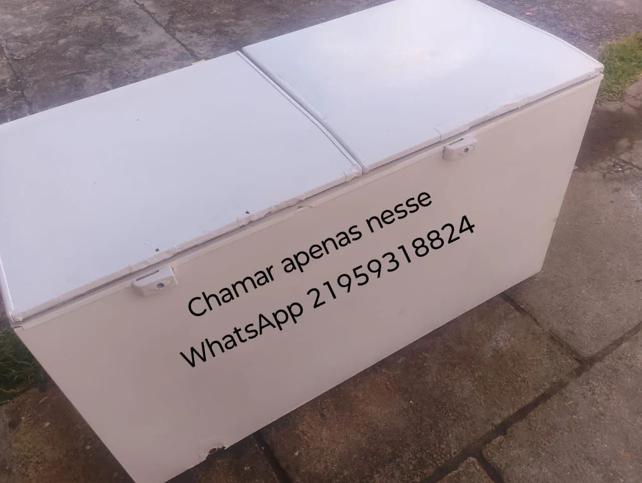 Freezer ENTREGO dupla função gela e congela 513 litros 110v usado  - Foto 5