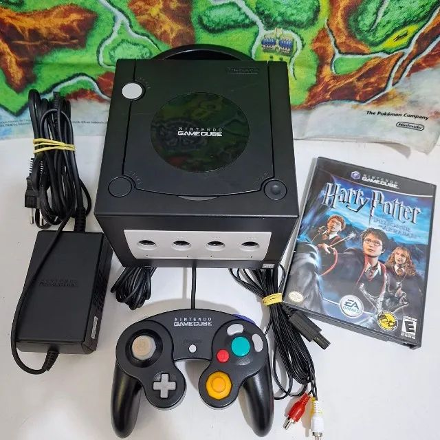 nintendo gamecube completo com jogo game cube Jogos de Vídeo