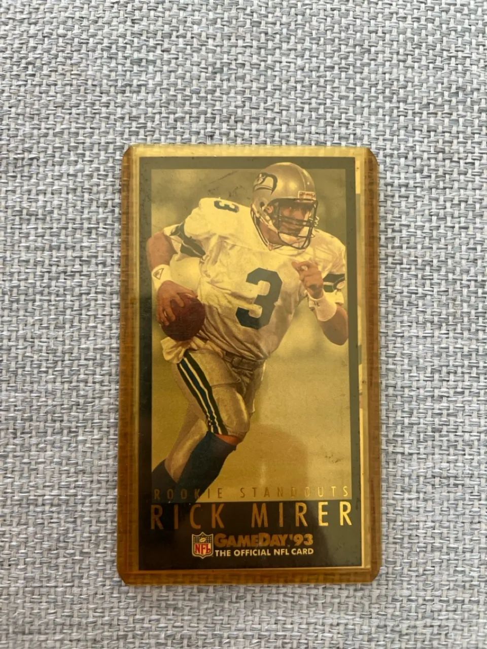 Card de Coleção Rick Mirer GameDay 93