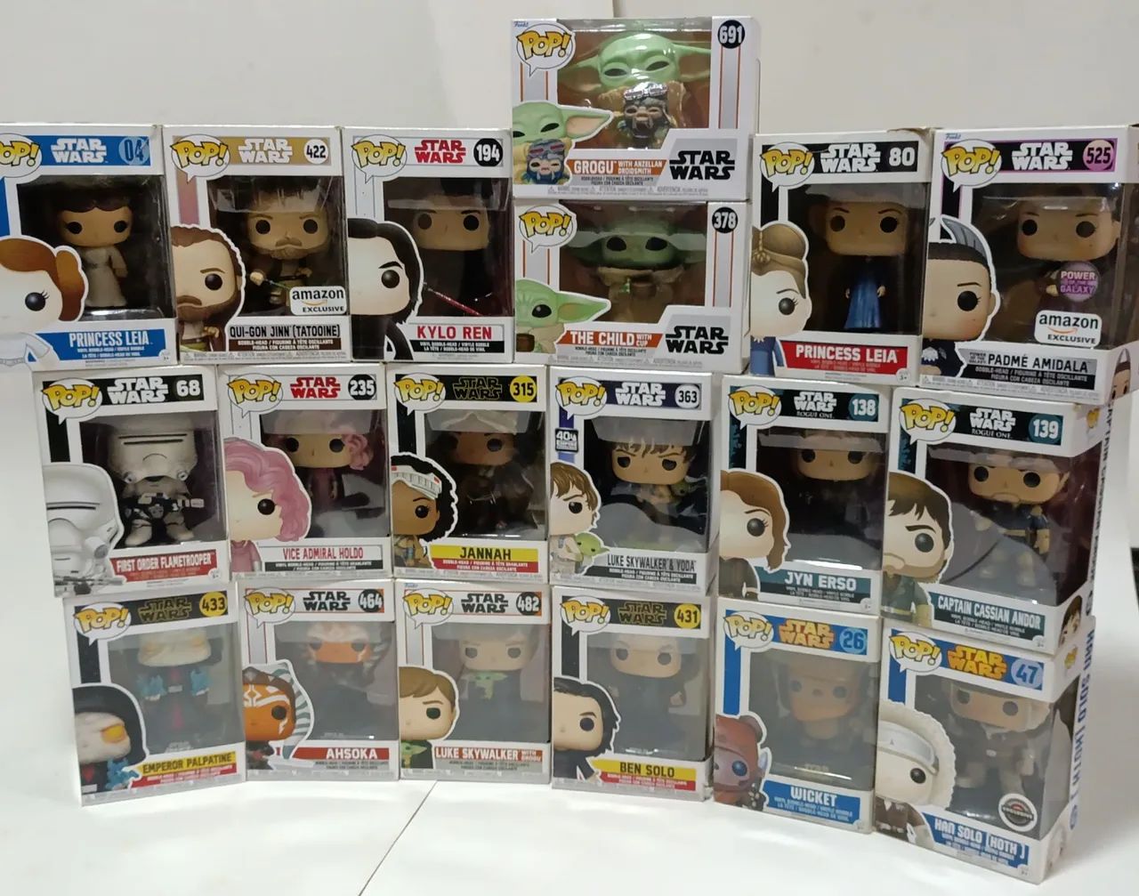 Coleção de Funko Pop Star Wars - Diversos (Vendo Separado)