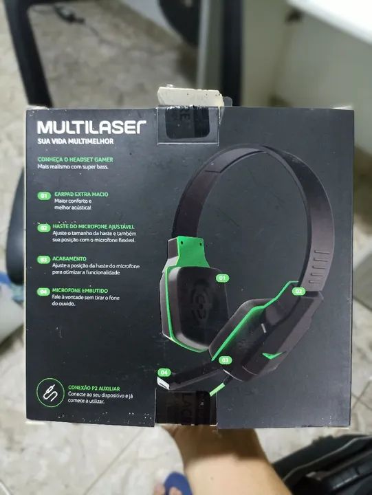 Fone de ouvido headset com microfone - Foto 4