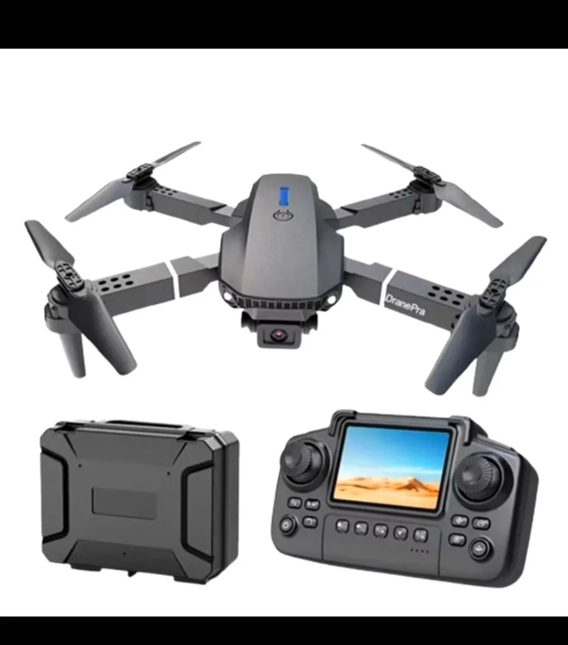 Drone com Câmera e Controle Remoto - Novo!