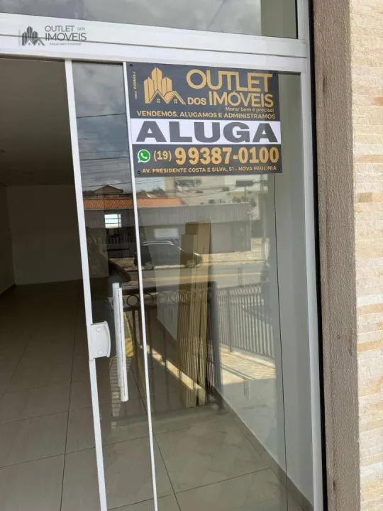 SALA COMERCIAL PARA LOCAÇÃO VILA BRESSANI, PAULÍNIA!