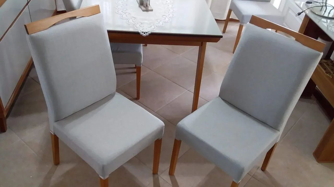 Cadeiras de Jantar Estofadas - Conforto e Elegância - Foto 2
