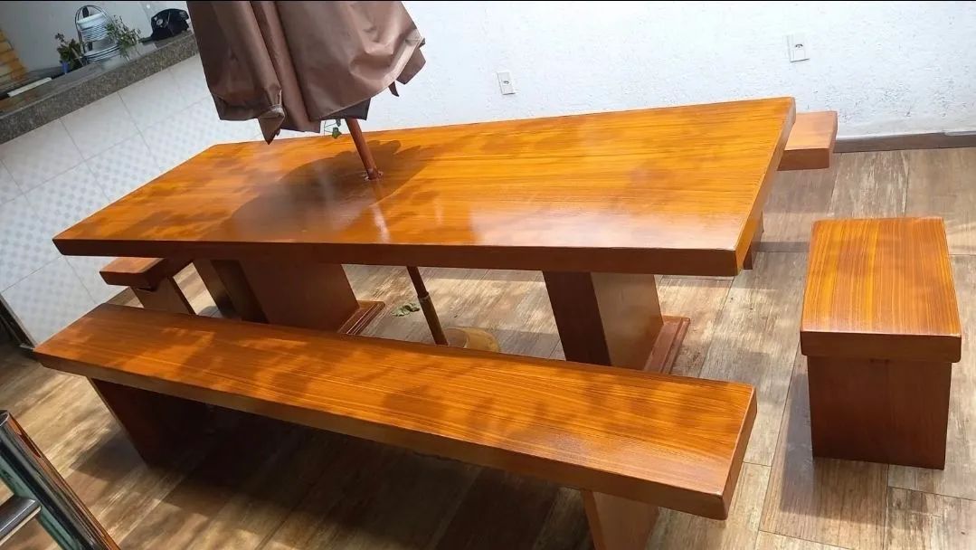 Mesa pedra de ardósia pintada  - Foto 3