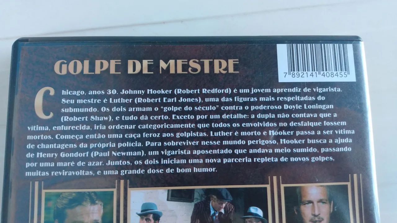 DVD original Golpe de mestre 1973 ótimo estado  - Foto 3
