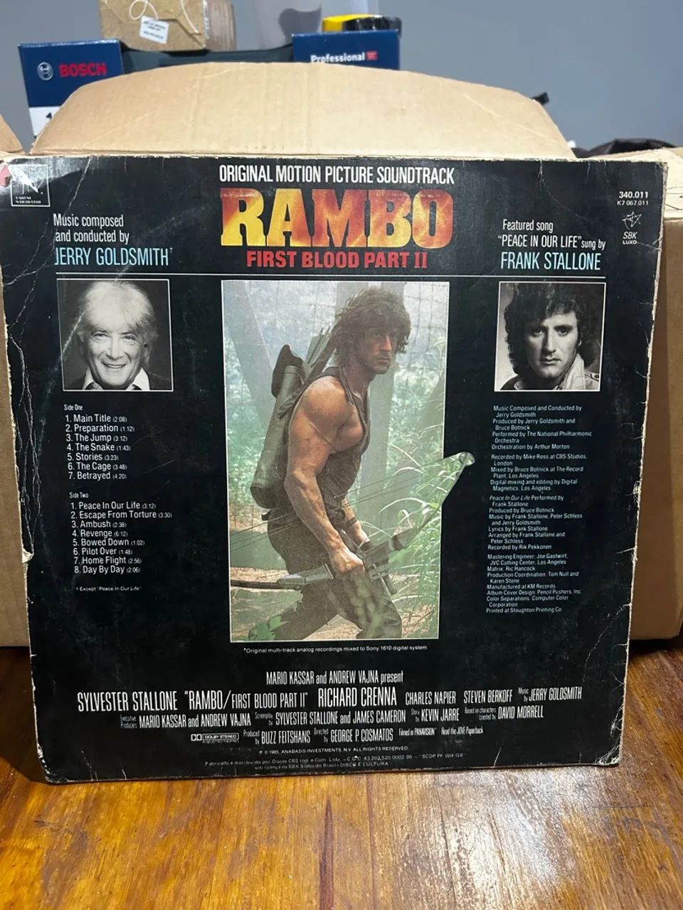 Rambo II - Trilha Sonora Original (Jerry Goldsmith e Frank Stallone) - Foto 2