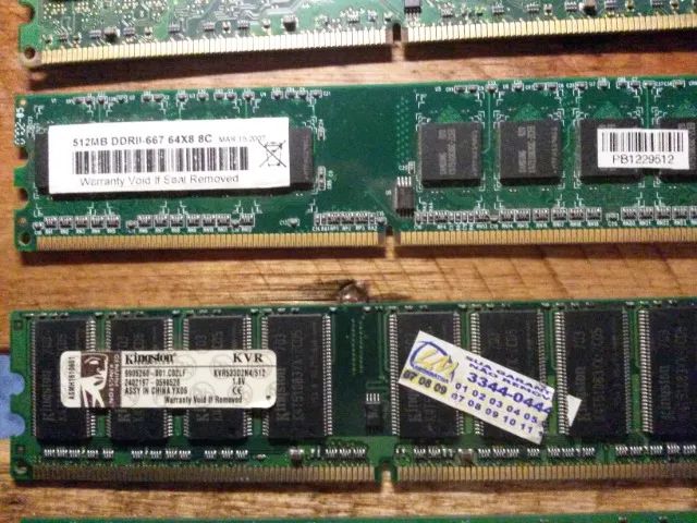 kit memorias Ram ddr2 antigas 800mhz, 667mhz desktop / computador - Foto 3