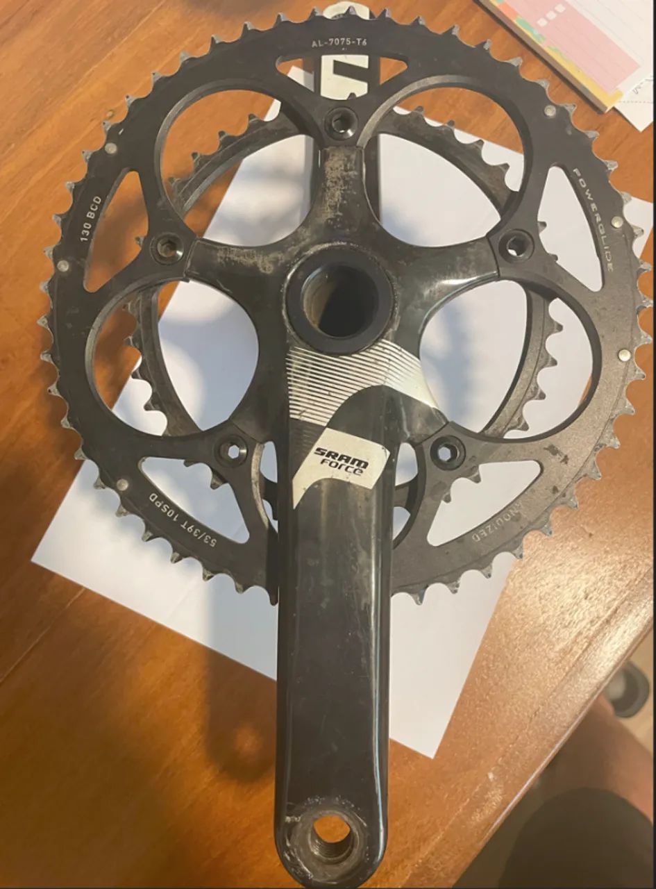 Pedivela Sram Force Carbono (parcial) Preto  - Foto 2