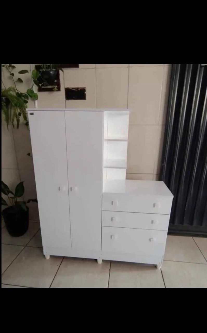 Guarda Roupa Infantil Branco
