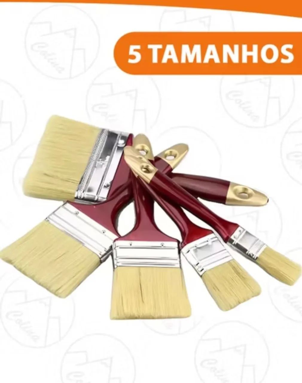 Jogo de pincéis kit pincel casa construção  - Foto 3