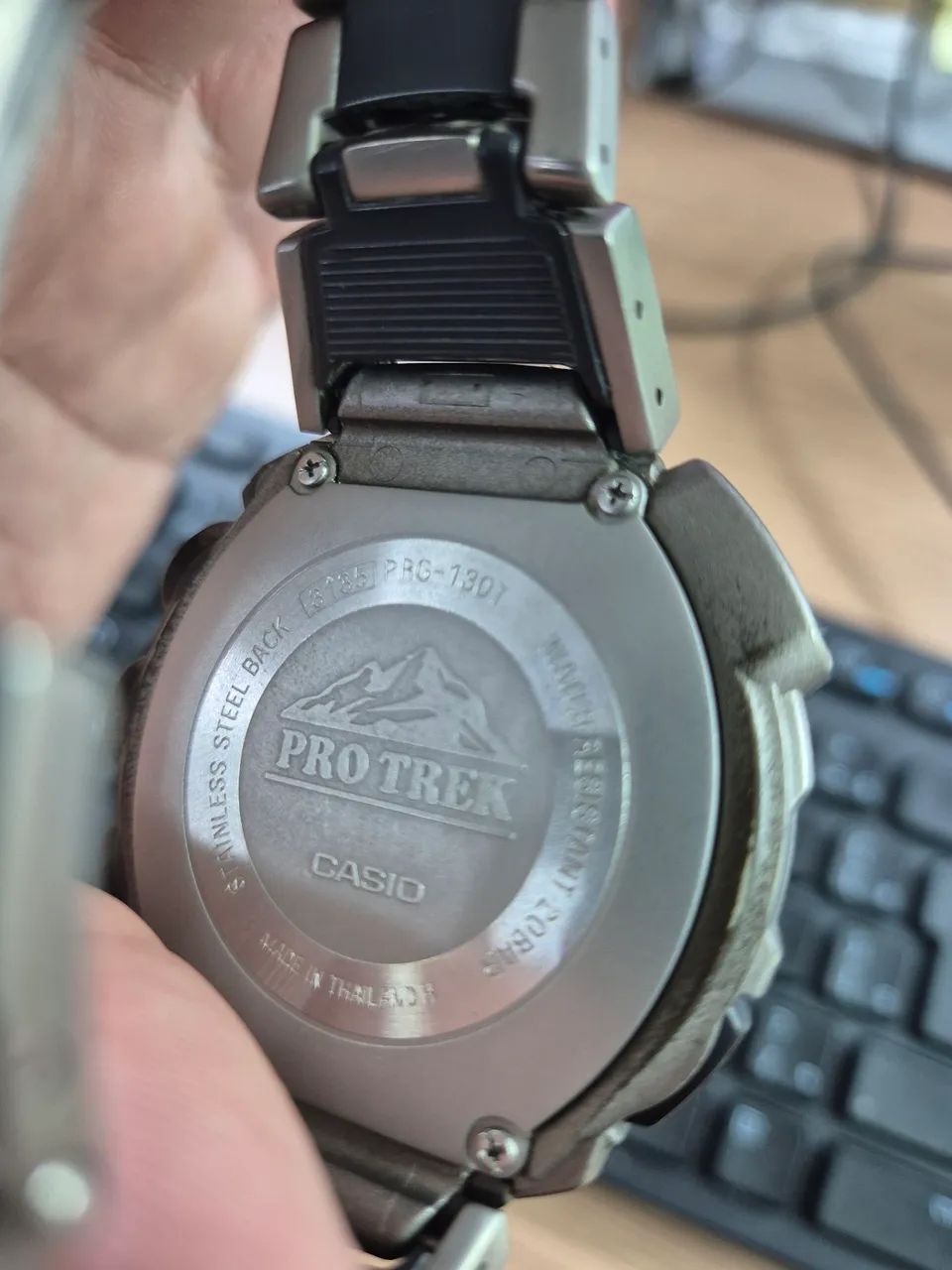 Relógio Casio Protrek Triple Sensor titanium  - Foto 3