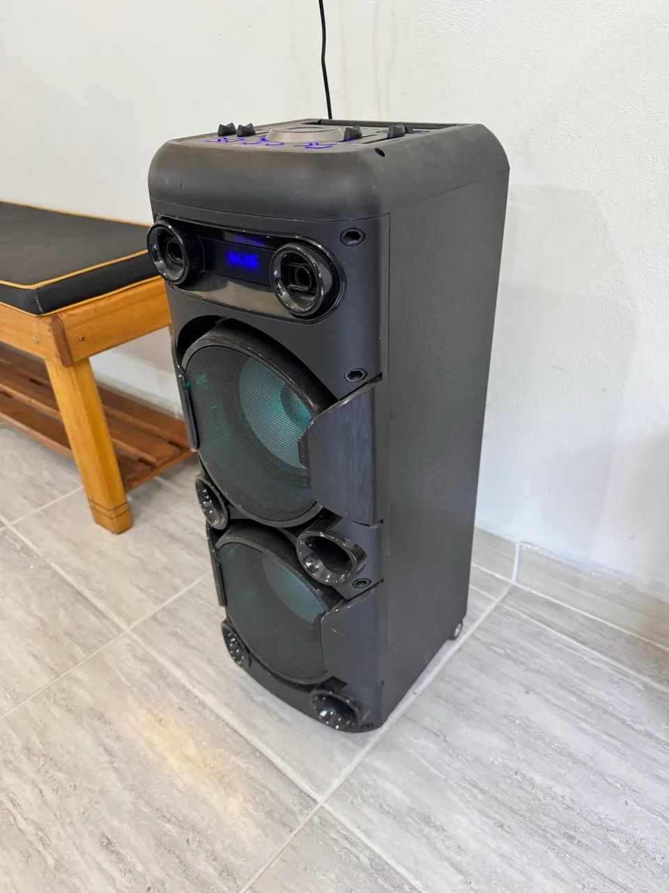Caixa de Som Amplificada Multilaser Mini Torre SP380 com 900W RMS - Foto 3