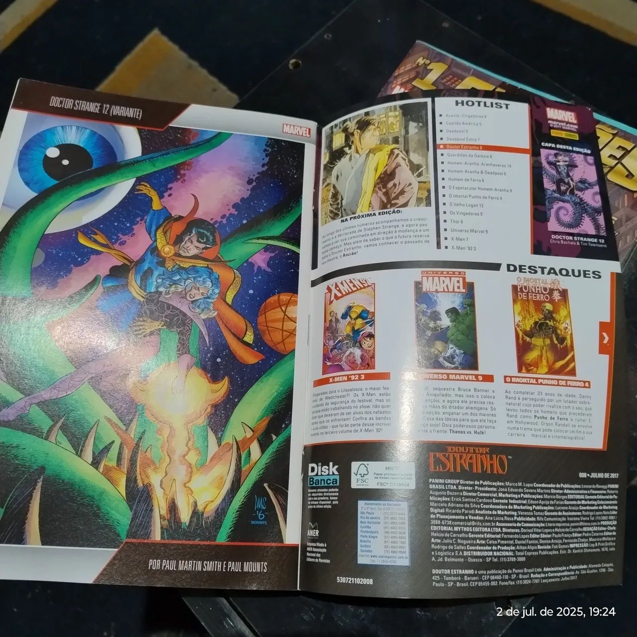 HQ Marvel Dr Estranho nr 08. Ano 2017 - Foto 2
