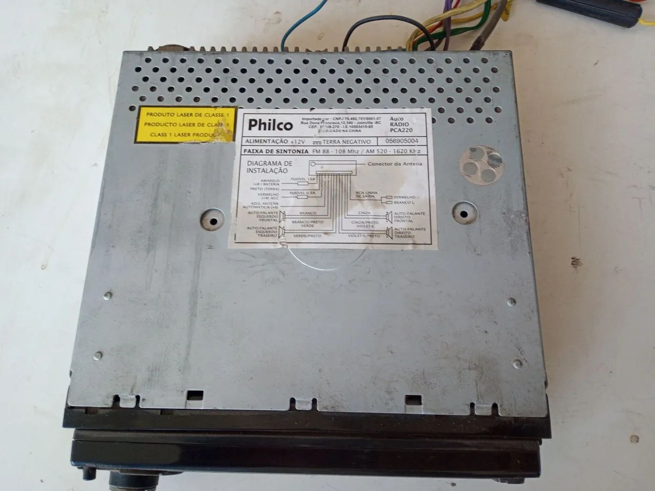 Rádio para carro Philco"não testado" - Foto 2