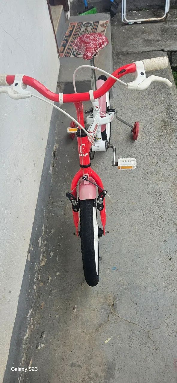 Bicicleta Hello Kitty Caloi aro 16 - Foto 4