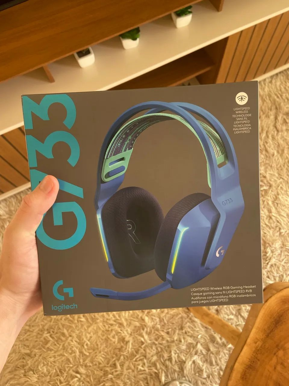 HEADSET LOGITECH G733 NOVO LACRADO