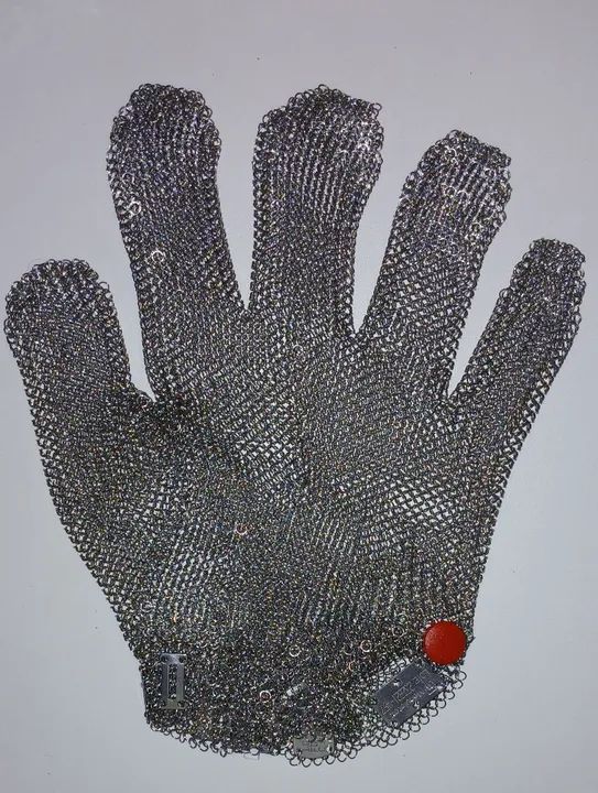 Luva de malha de aço tamanho: M - Foto 2