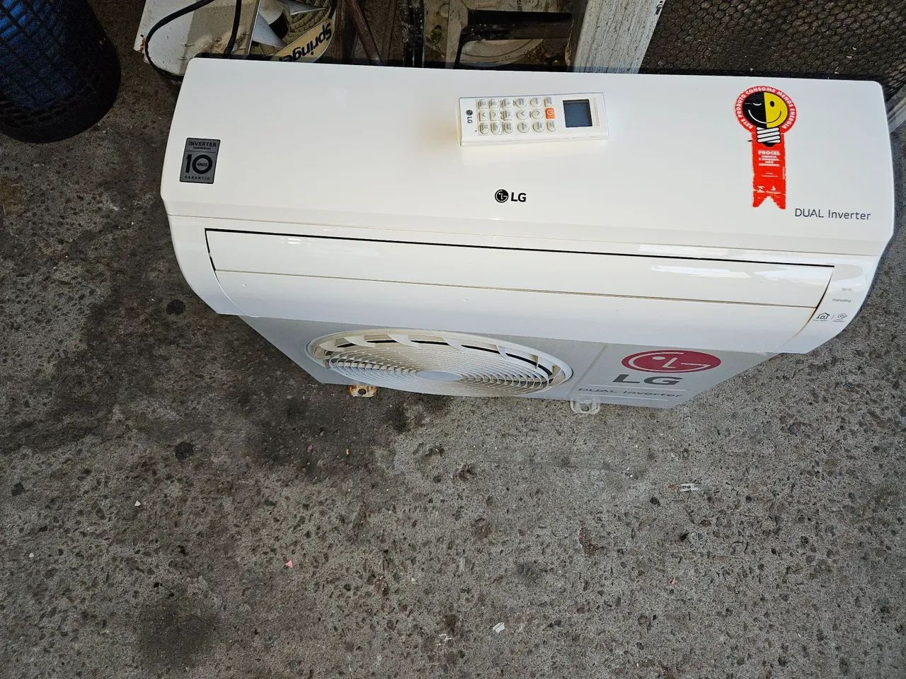Ar-split LG Dual Inverter 9000btus só frio 