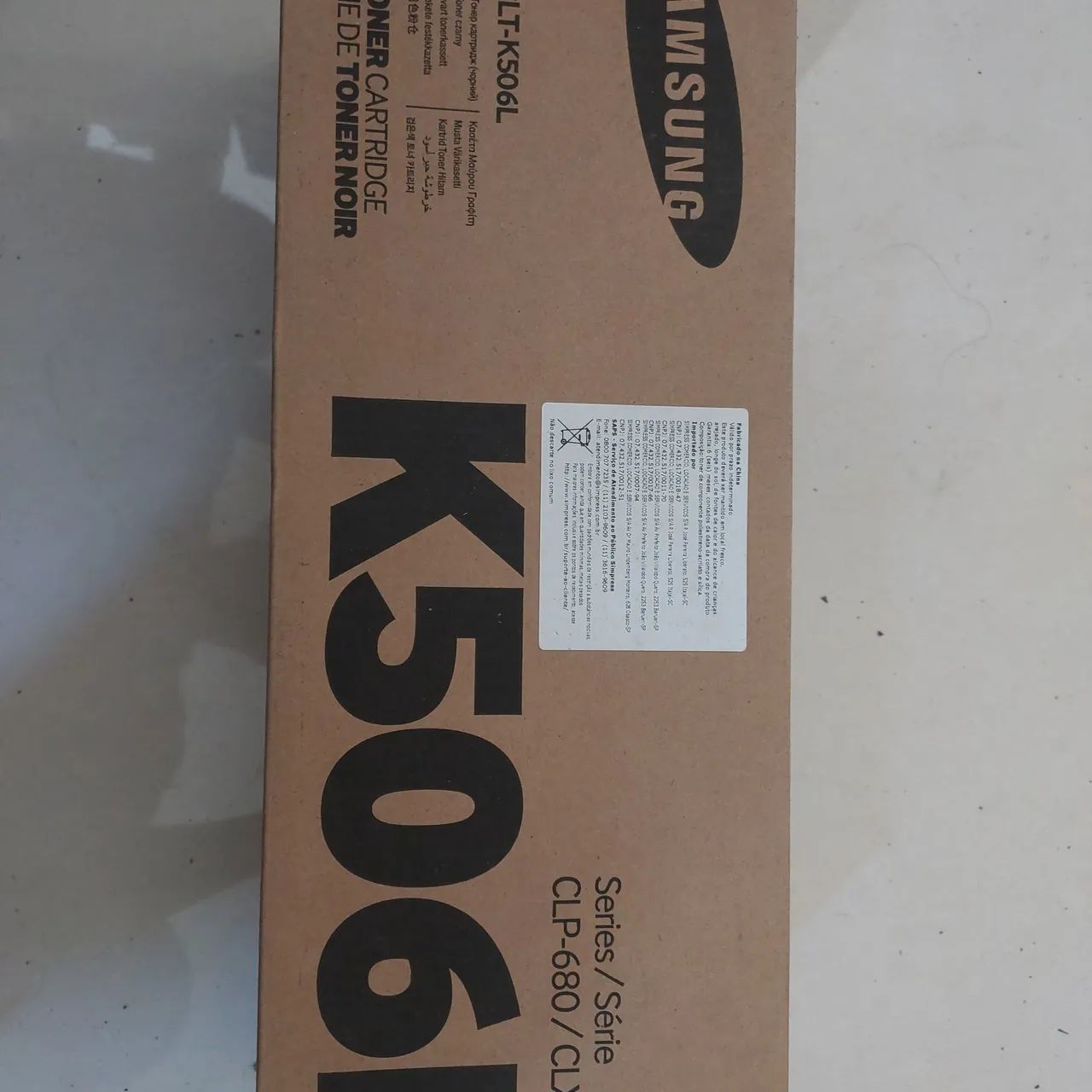 Toner novo original sansung K506L