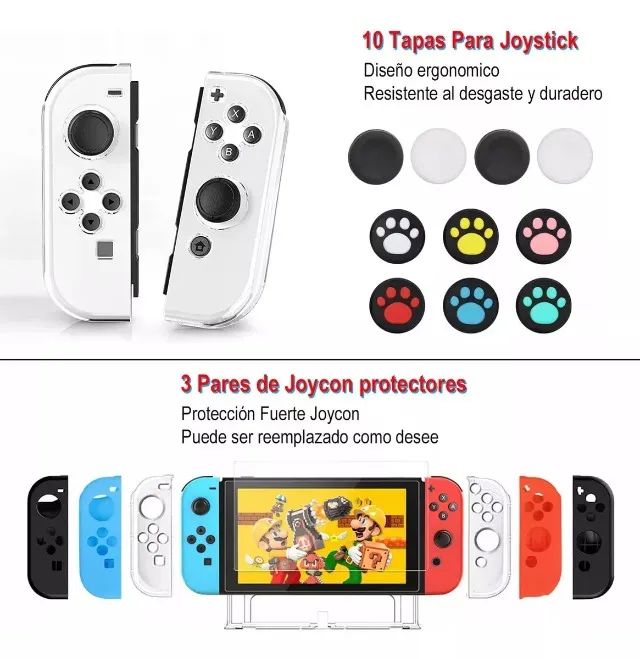 Kit Completo Nintendo Switch Oled com 34 Peças! - Peças e