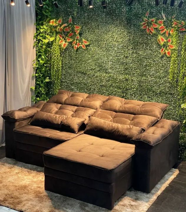 Sofá  Retrátil 3 lugares 2,20 - Foto 2