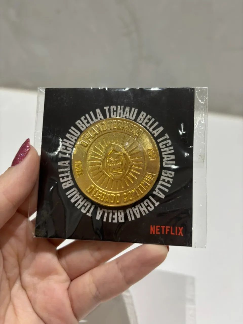 Moeda Colecionável La Casa de Papel - Item Raro - Foto 2