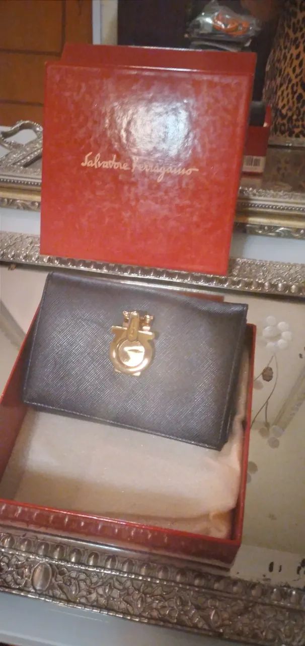 Salvatore Ferragamo Saffiano Leather Wallet