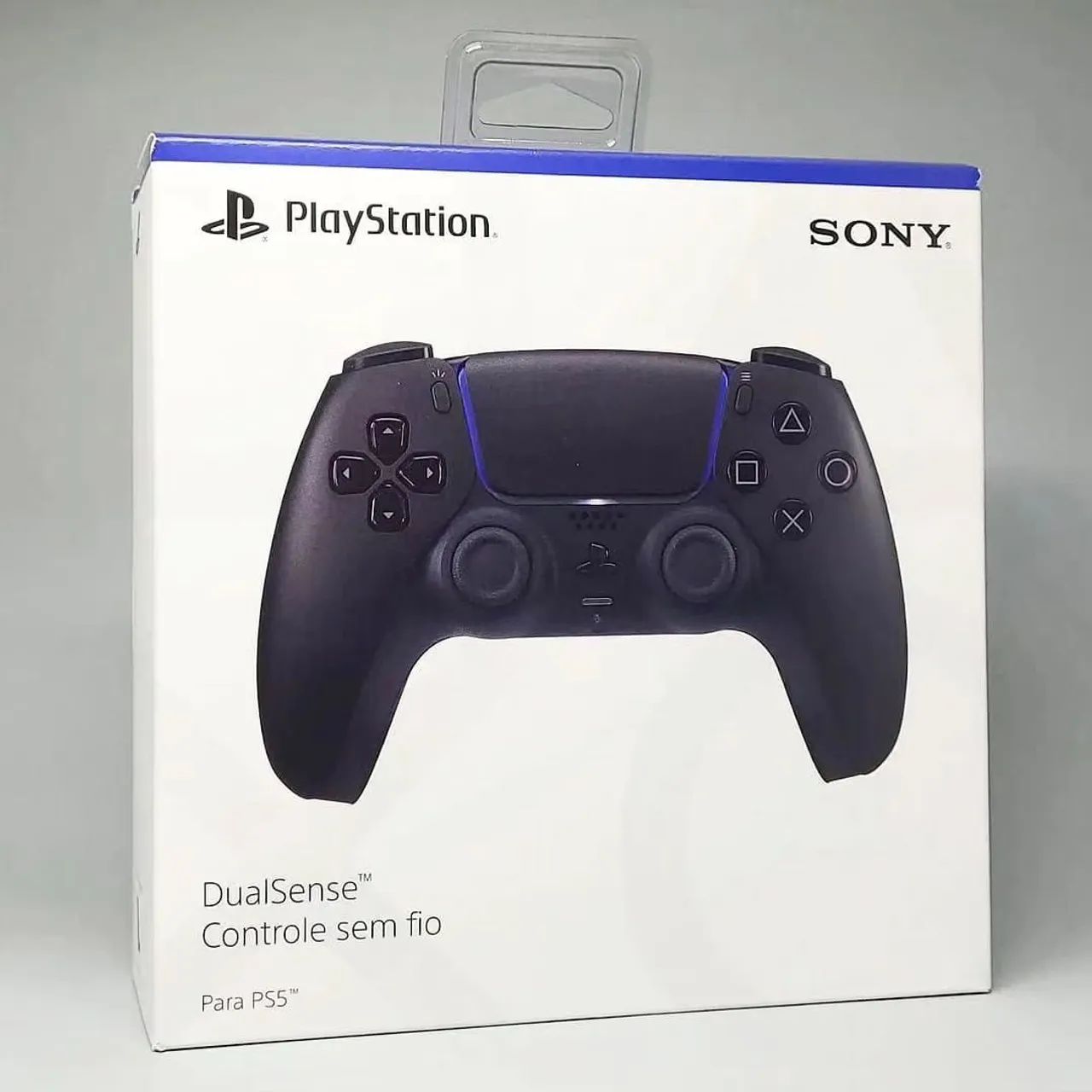 Dualsense controle original ps5 cor Midnight Black 