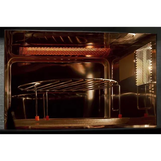 FORNO MICRO-ONDAS FISCHER INFINITY EMBUTIR 25L COM DOURADOR 220V PRETO - Foto 4