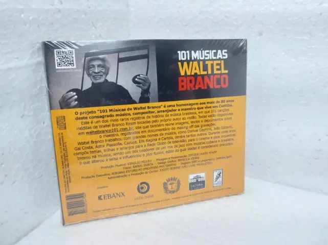 CD Waltel Branco - 101 Músicas (2016) Quadruplo - Foto 2