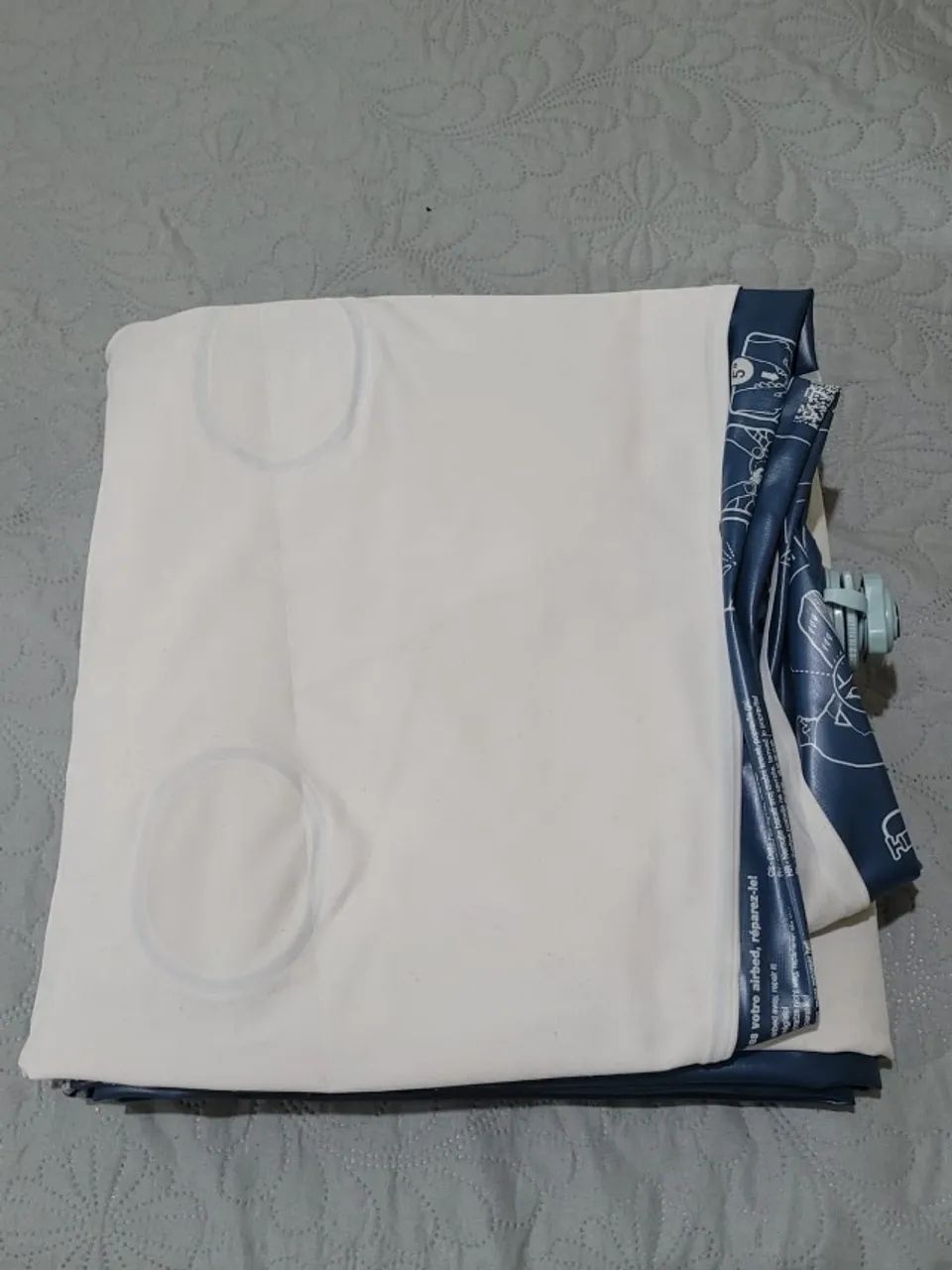 Combo colchão de Trilha Air Basic-Casal Quechua e bomba elétrica inflador bivolt Bomvink.  - Foto 2