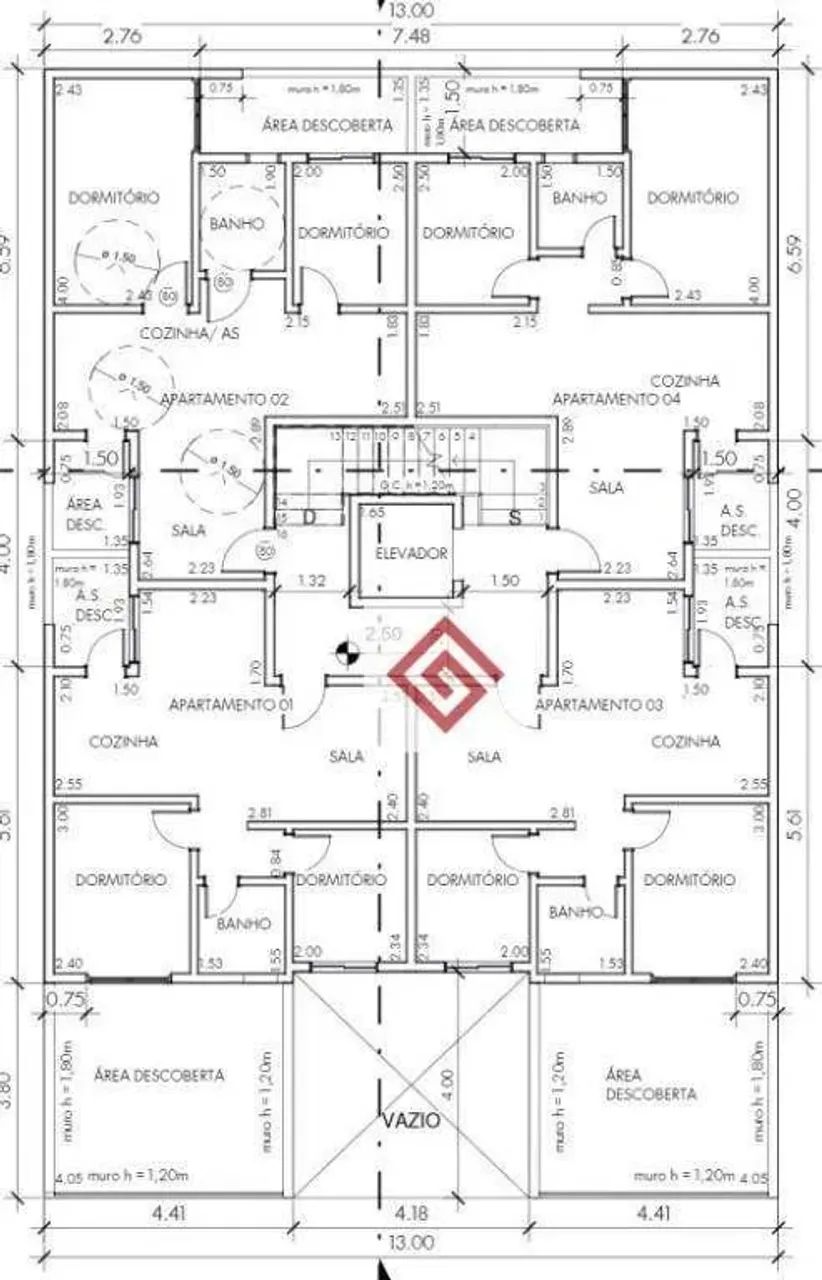 Apartamento com 2 dormitórios à venda, 57 m² por R$ 330.000,00 - Vila Bastos - Santo André