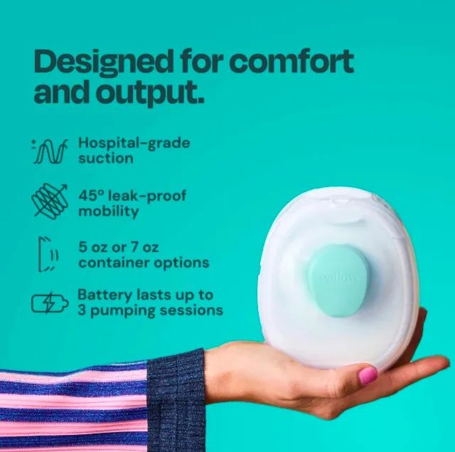 Willow Go - Bomba de Amamentação Dupla de Mãos Livres - Foto 2