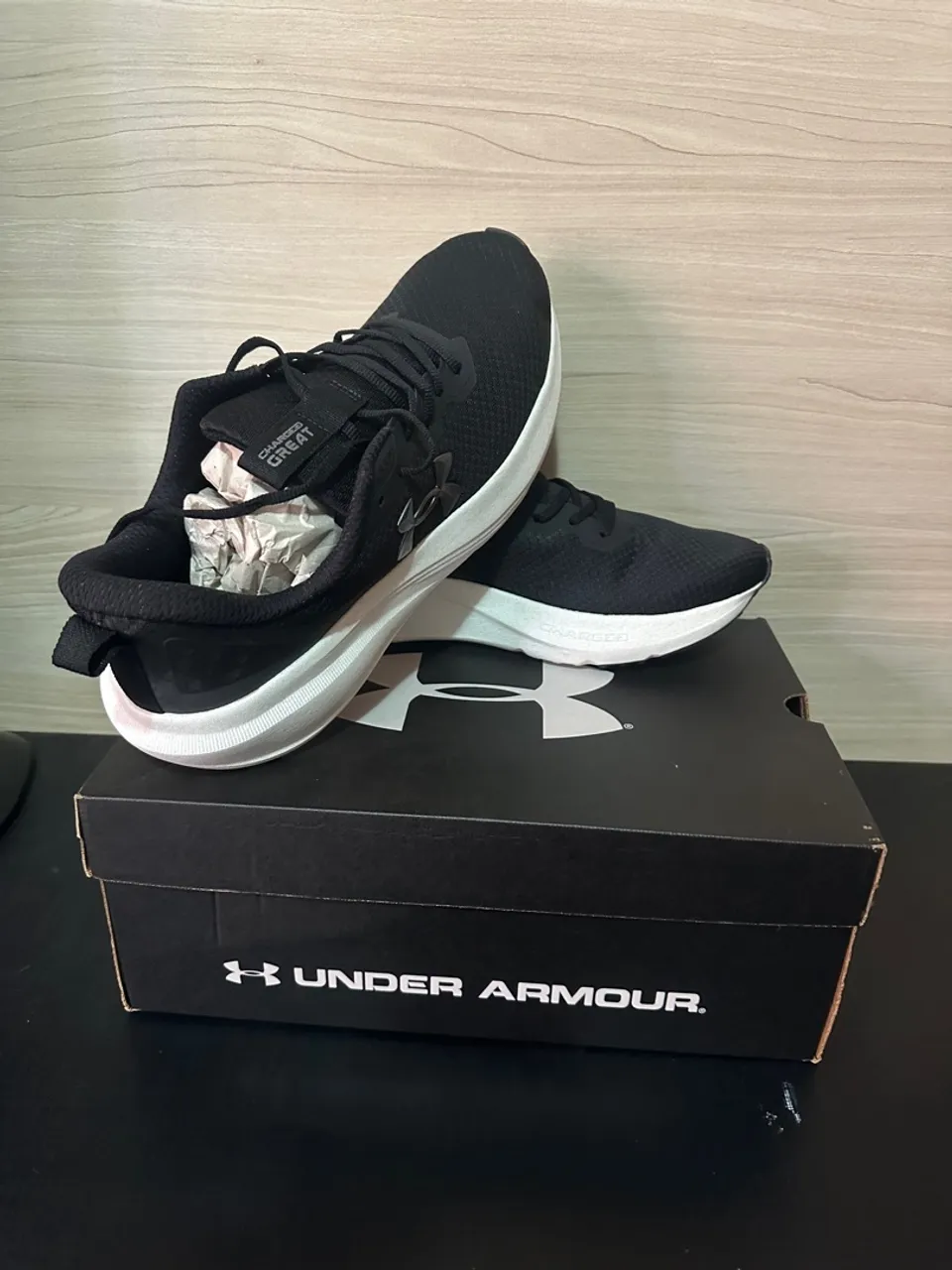 Tênis Under Armour Charged Assert 9 - Preto