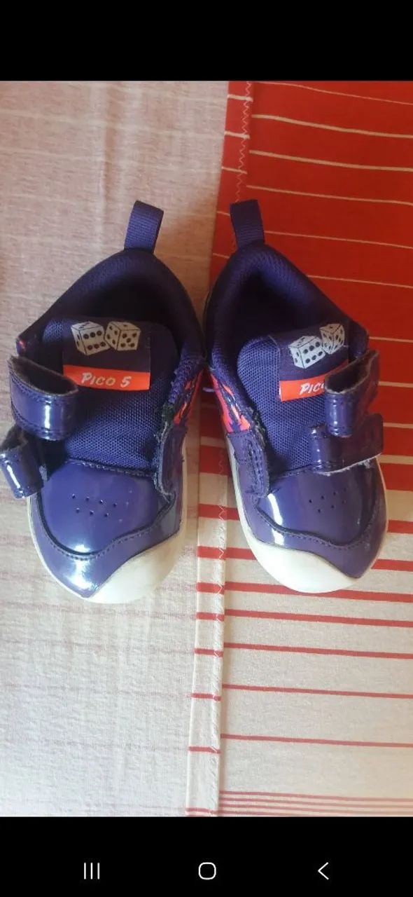 Tênis Infantil Nike - Tamanho 20 - Lilá 2pariss - Foto 2