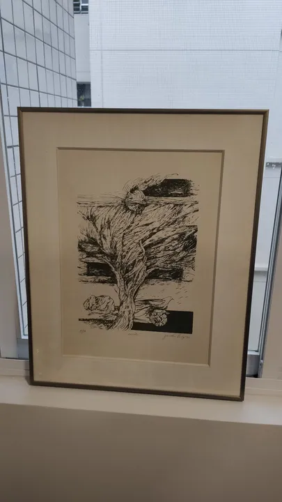 Quadro com desenho abstrato