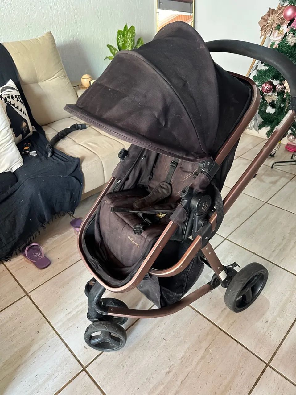Carrinho de Bebê+bebê conforto