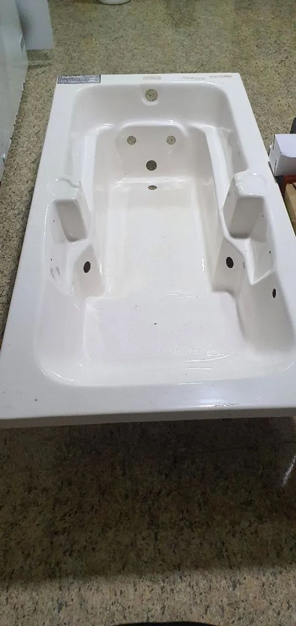 Banheira Hidromassagem branca 1,80 x 85cm - Foto 2