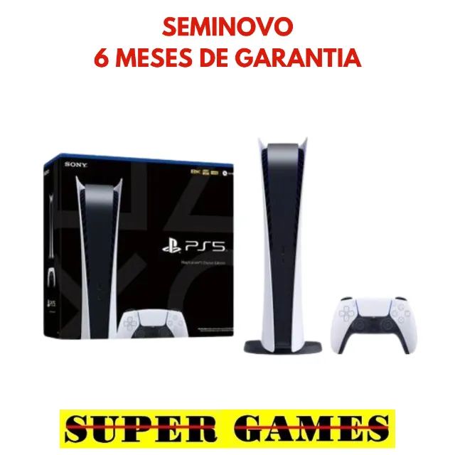 PS5 825gb digital impecável, AvaliamosTroca, Loja física desde 2004, próximo ao metrô.
