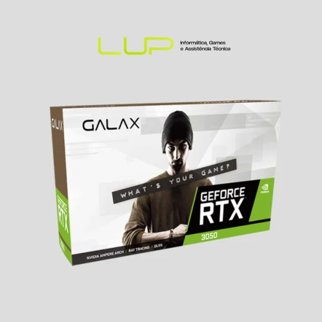 Placa de Video Rtx 3050 6GB Galax - Pronta entrega (Loja Física)