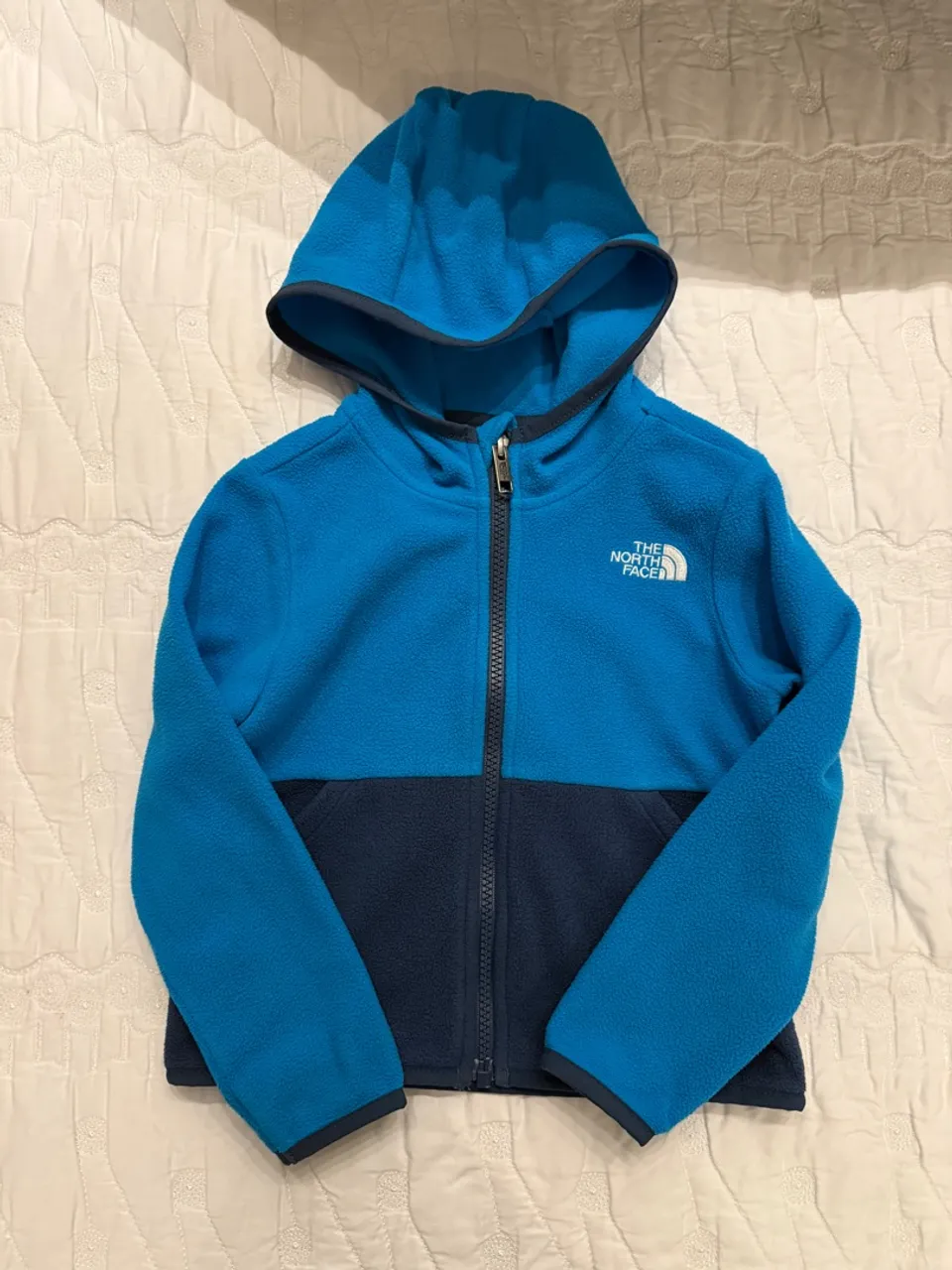 Casaco de Fleece Azul com Capuz - The North Face