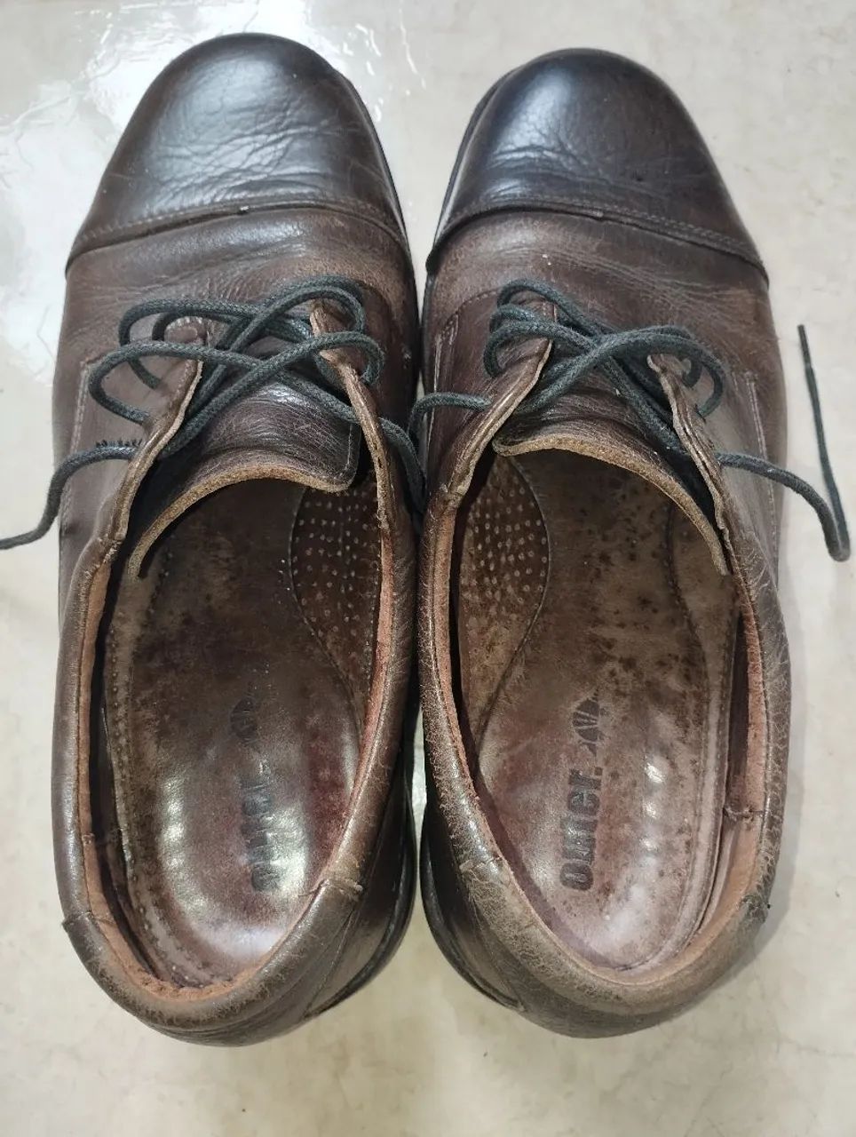 Sapato de couro legítimo original número 41 - Foto 5