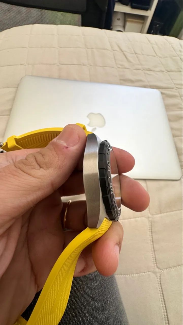 Relógio Tag Heuer Fórmula 1 Cronógrafo Amarelo - Foto 3