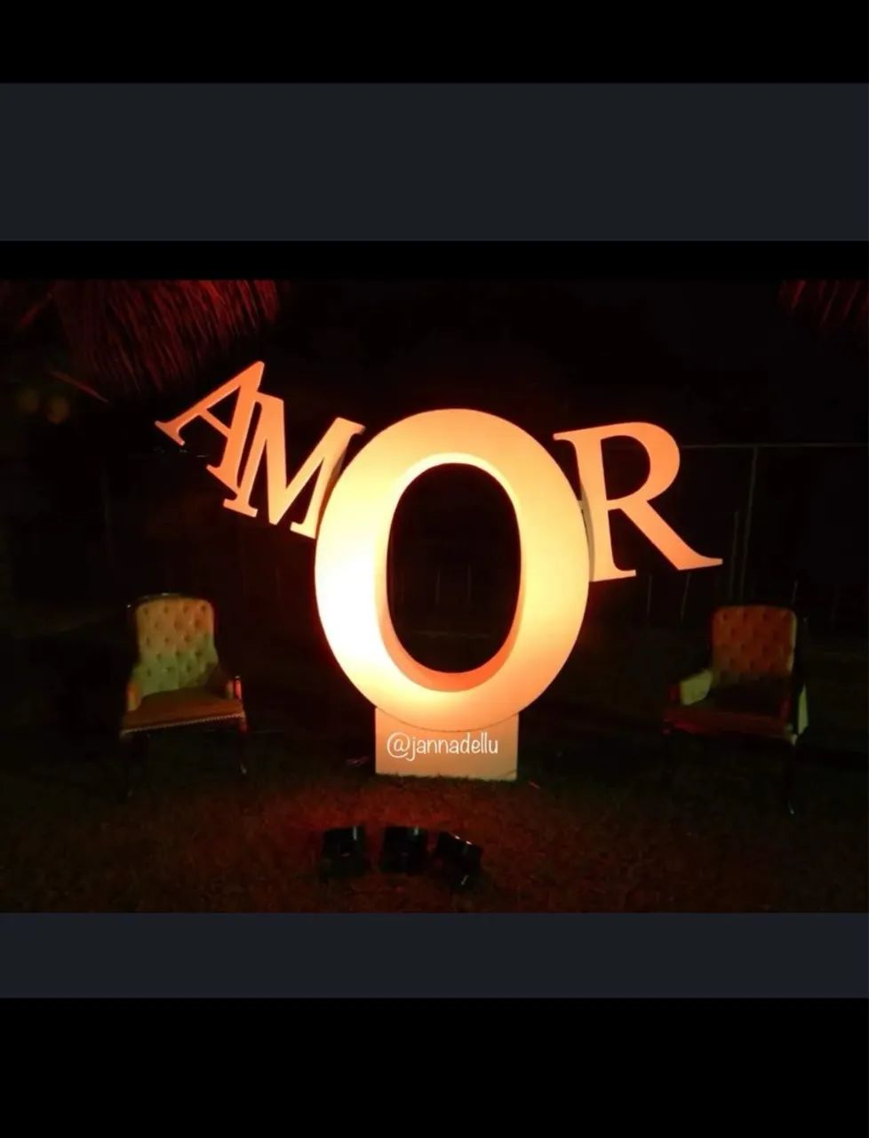 Letras 3D para locação MDF gigantes  - Foto 4