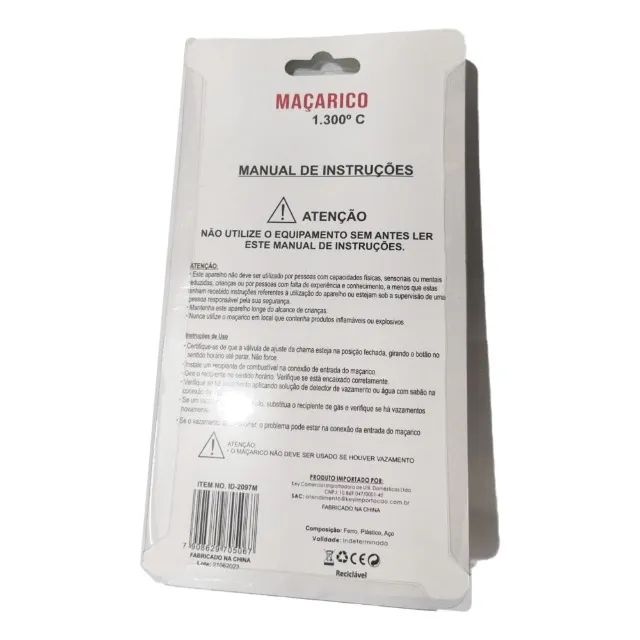 Maçarico Culinário Artesanato ID-2097M IDEA - Foto 4