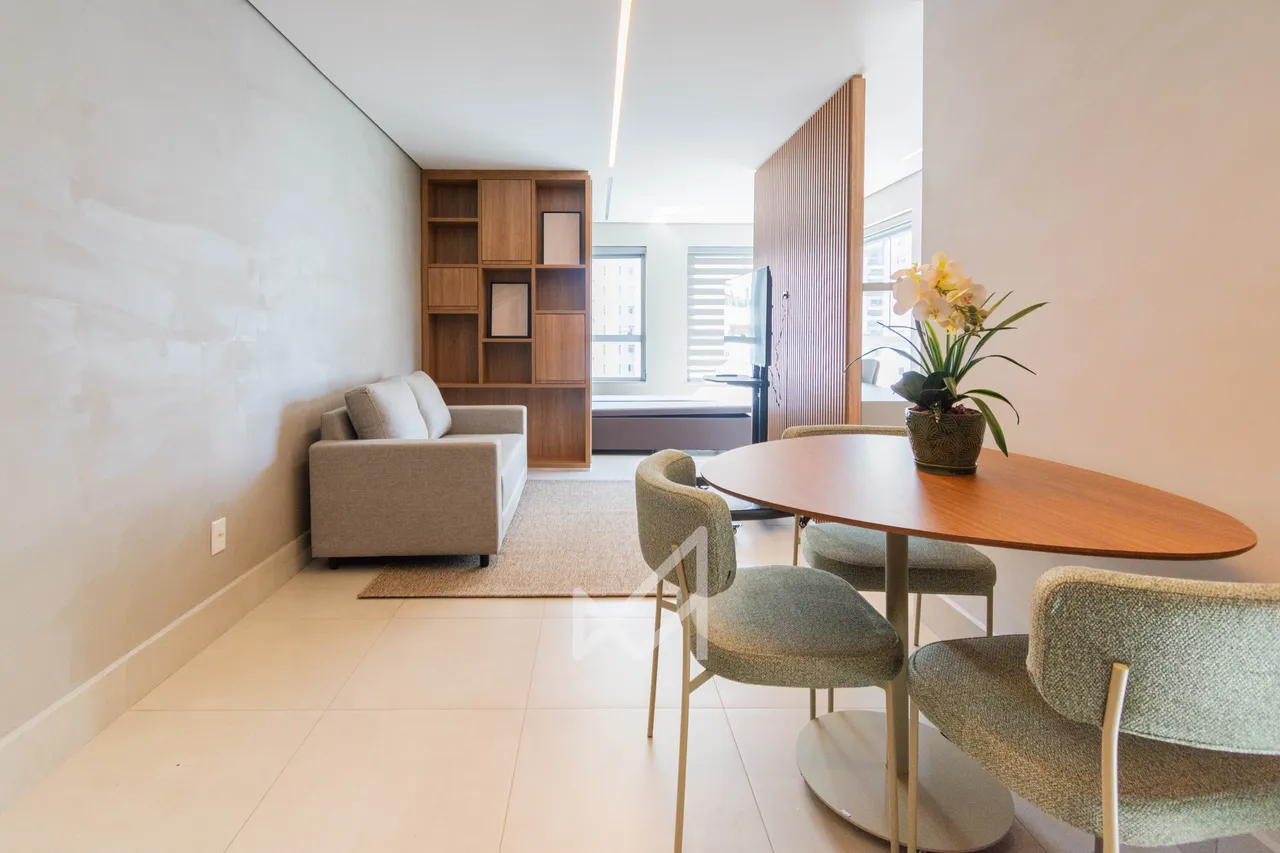 Apartamento 01 quarto disponível para locação no Lourdes Próximo ao Minas Tênis Clube