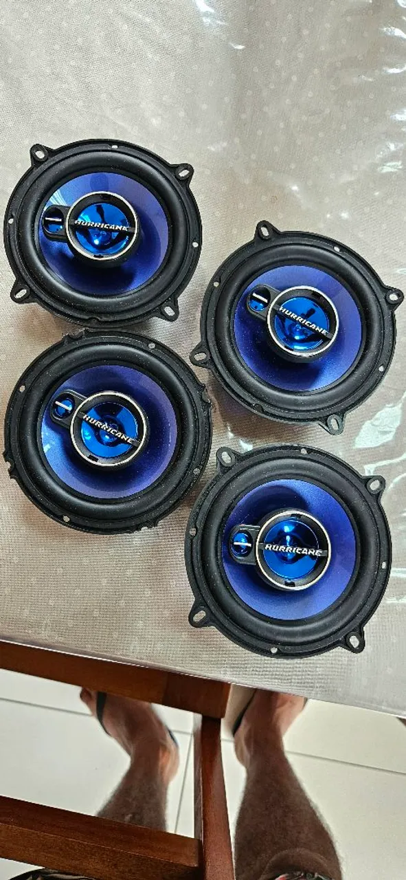 Kit de 4 Alto Falantes Hurricane