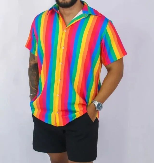 Camisa Botão Rainbow  - Foto 3